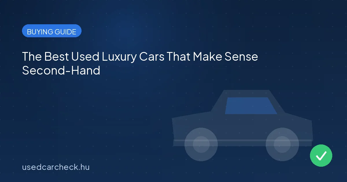 The Best Used Luxury Cars That Make Sense Second-Hand