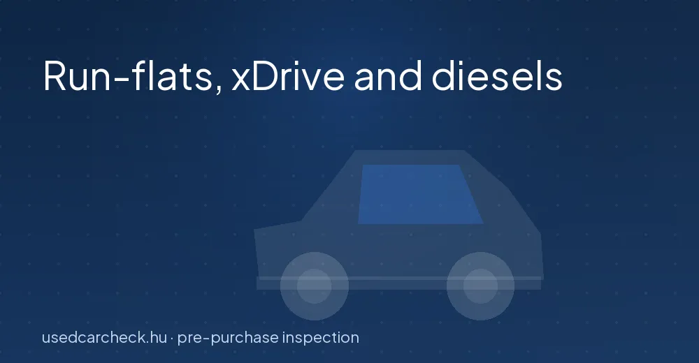 Run-flats, xDrive and diesels