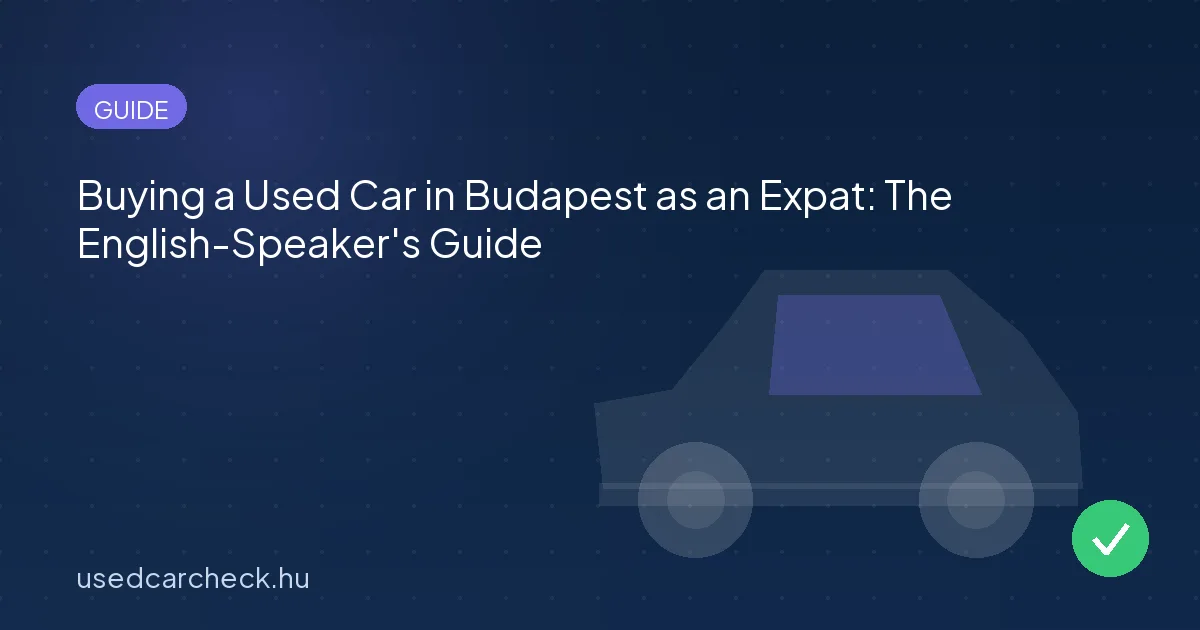 Buying a Used Car in Budapest as an Expat: The English-Speaker's Guide