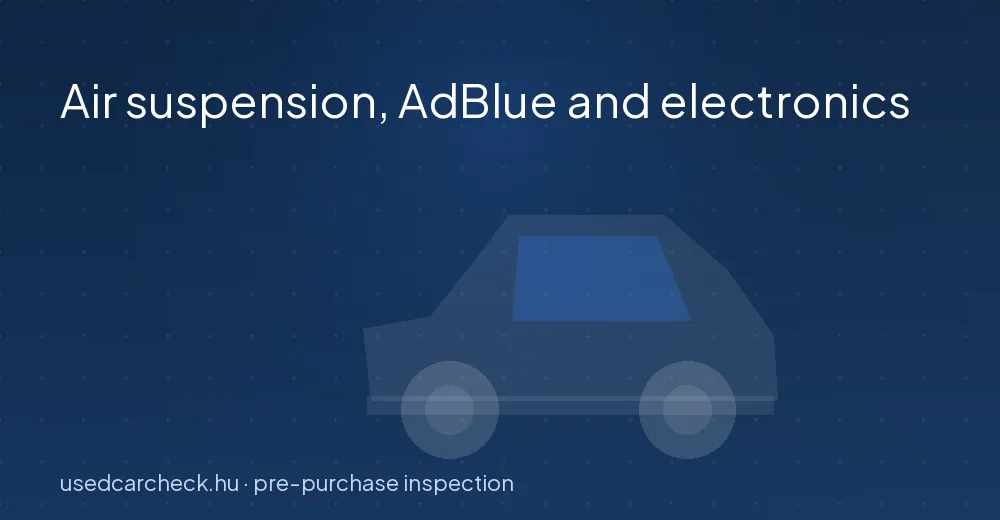 Air suspension, AdBlue and electronics