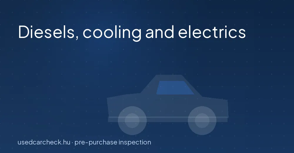 Diesels, cooling and electrics