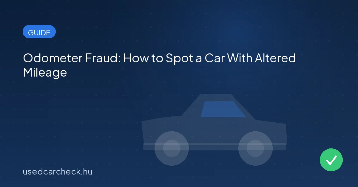 Odometer Fraud: How to Spot a Car With Altered Mileage