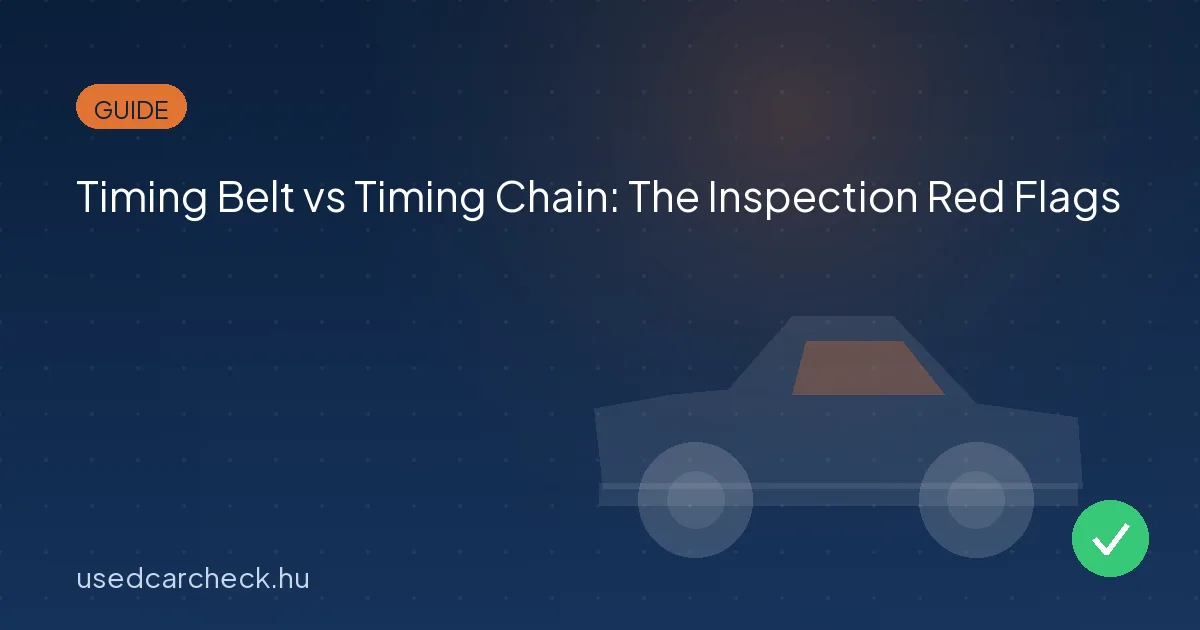 Timing Belt vs Timing Chain: The Inspection Red Flags