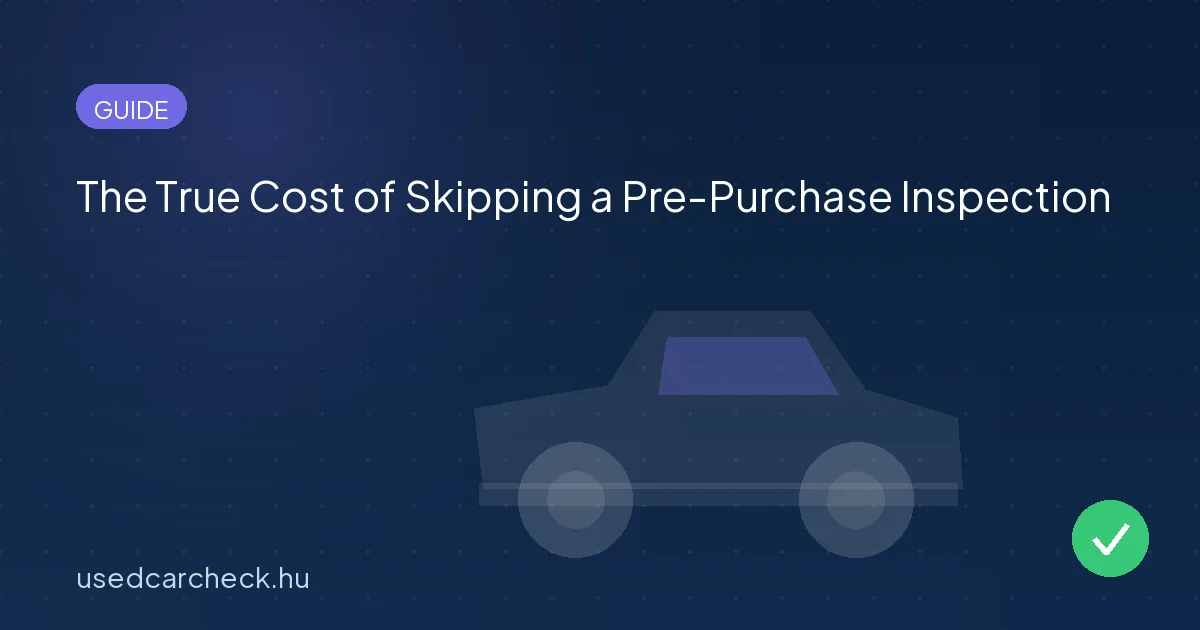 The True Cost of Skipping a Pre-Purchase Inspection