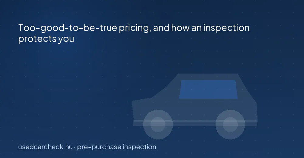 Too-good-to-be-true pricing, and how an inspection protects you