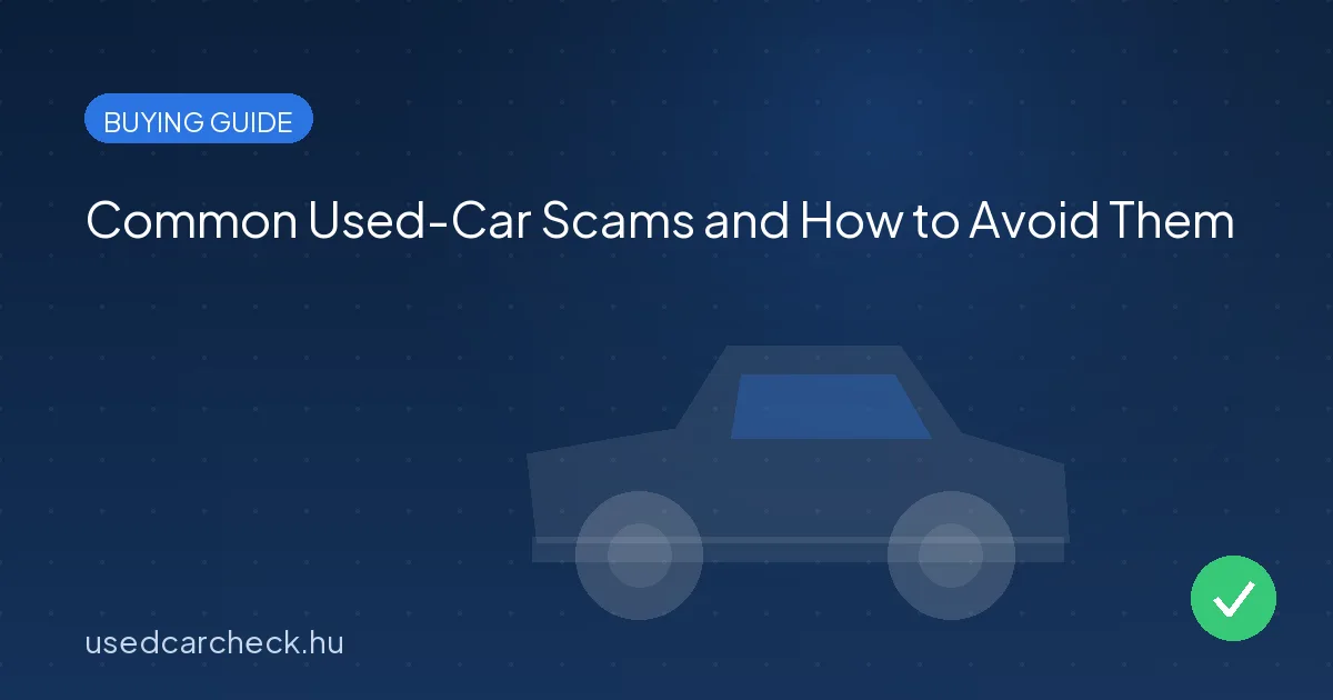 Common Used-Car Scams and How to Avoid Them
