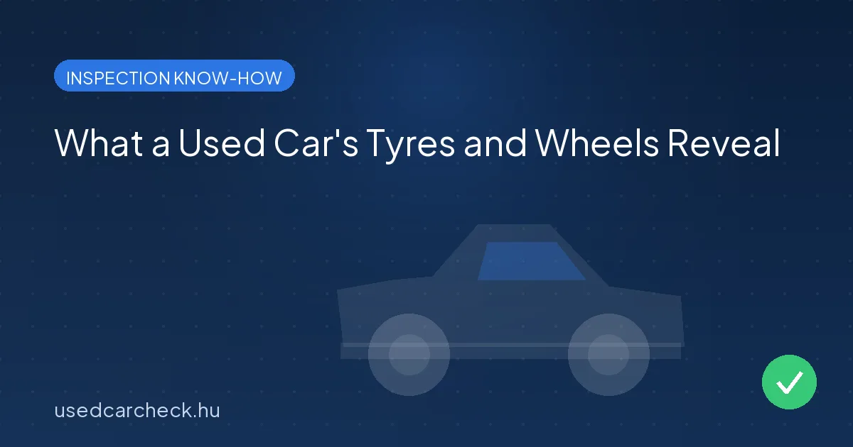 What a Used Car's Tyres and Wheels Reveal