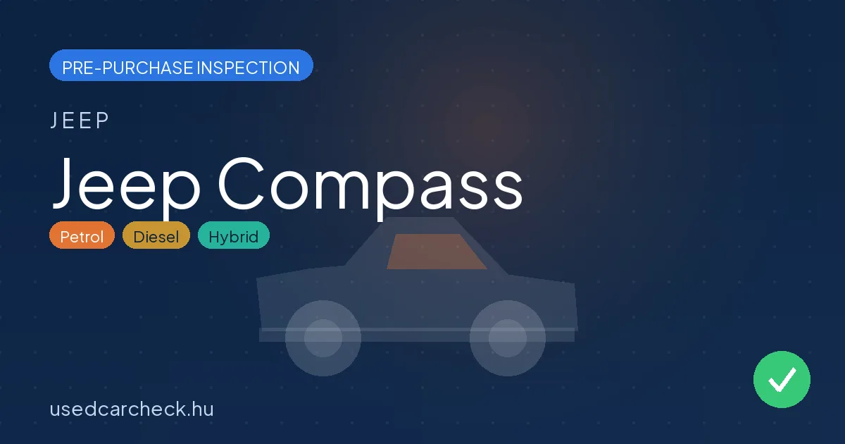 Jeep Compass — pre-purchase car inspection in Budapest