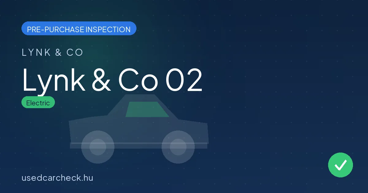 Lynk & Co 02 pre-purchase inspection